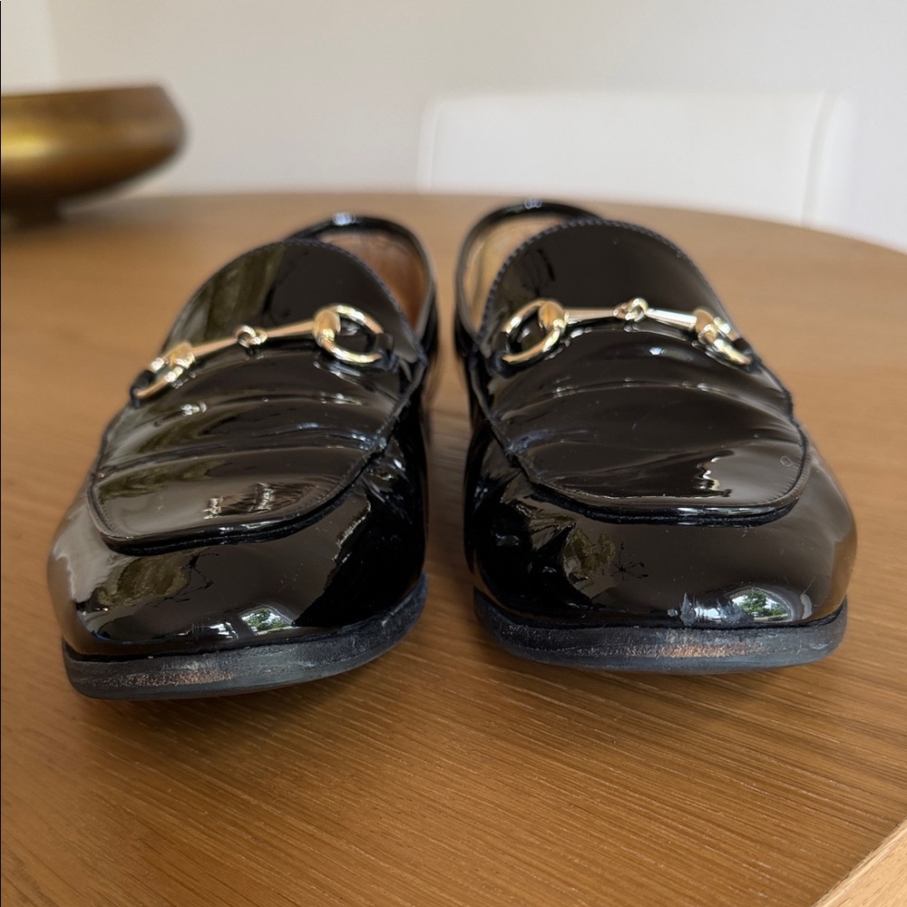Gucci Jordaan Horsebit patent leather loafers women’s  39.5 or 9.5 - Picture 7 of 14